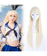 Kantai Collection Shimakaze Unicorn Heat Resistant Fiber Long Cosplay Wig 60 Cm