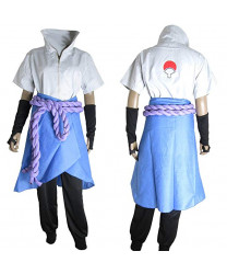 Naruto Sasuke Uchiha Anime Cosplay Costumes Sleeve Length Men's Cosplay Suits