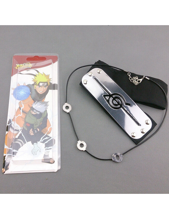 Naruto Itachi Uchiha Cosplay Accessories Headband Necklace