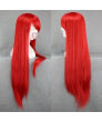 Fairy Tail Erza Scarlet Heat Resistant Fiber Red Anime Cosplay Wigs