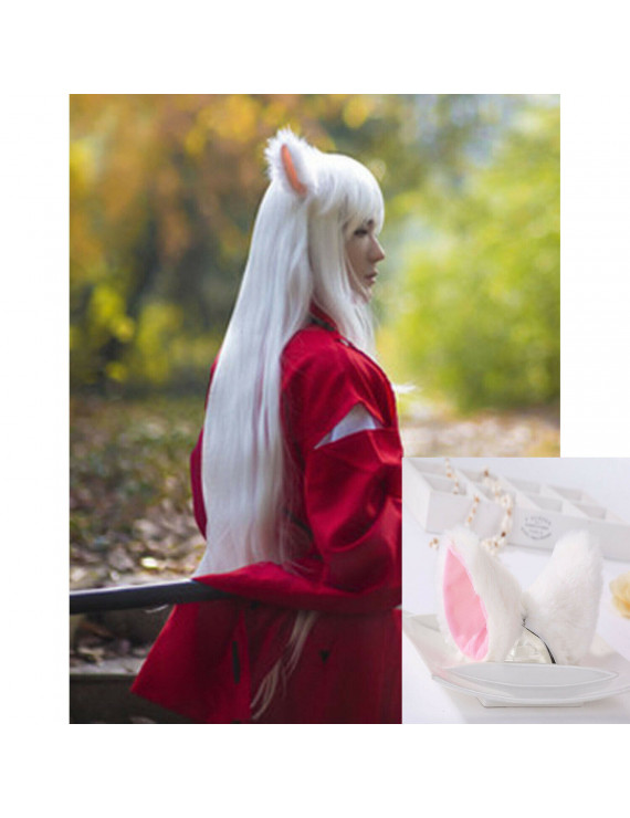 Inuyasha Inuyasha Long Straight Anime Cosplay Wig 100 cm