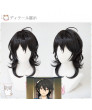 Ensemble Stars Sakuma Rei Long Wavy Black Anime Cosplay Wig