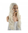 Game of Thrones Daenerys Targaryen Long Wavy Lace Front Cosplay Wig