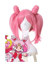 Sailor Moon Chibi Usa Pink Style Cosplay Wig