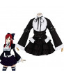 Fairy Tail Happy Short Sleeve Maid Dress Cosplay Customes