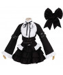 Fairy Tail Happy Short Sleeve Maid Dress Cosplay Customes
