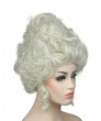 Marie Antoinette Princess Long Curly Blonde Synthetic Hair Wig