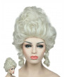 Marie Antoinette Princess Long Curly Blonde Synthetic Hair Wig