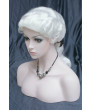 Lawyer Judge Wig Long White Heat Resistant Fiber Party Wig