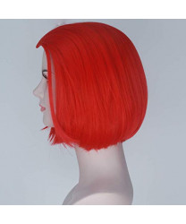 Heat Resistant Fiber Short Red Punk Lolita Wig