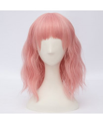 Heat Resistant Fiber Short Pink Anime Sweet Lolita Wig