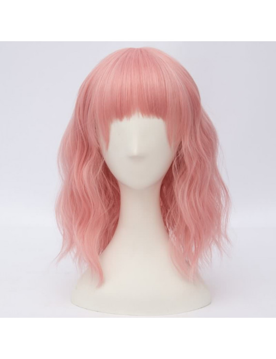 Heat Resistant Fiber Short Pink Anime Sweet Lolita Wig