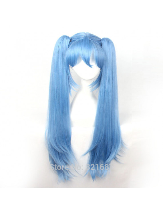 AKB0048 Mayuyu Blue Long Cosplay Wig 80 CM