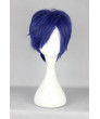 Free Ryugazaki Rei Blue Short Anime Cosplay Wig