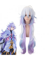 Fate Grand Order FGO Merlin Multicolor Gradient Cosplay Wig