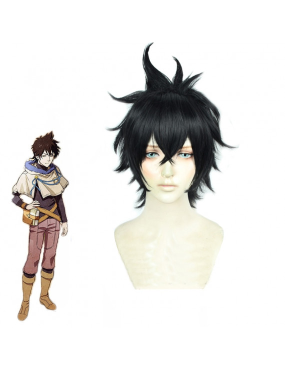 Black Clover Yuno Black Short Cosplay Wig