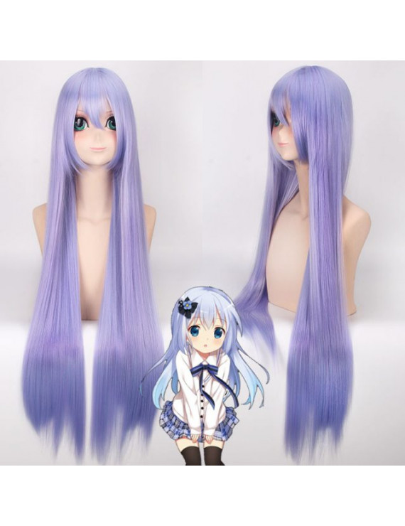 Black Butler Hannah Annafellows Purple Long Cosplay Wig 100 cm