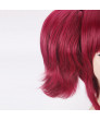 Black Butler Mer lin Dark Rose Red Synthetic Hair Cosplay Wig