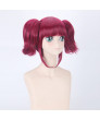 Black Butler Mer lin Dark Rose Red Synthetic Hair Cosplay Wig