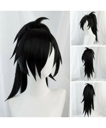 Dororo Hyakkimaru Long Straight Black Cosplay Wig