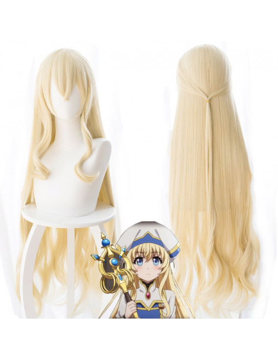 Goblin Slayer Onna Shinkan Blonde Cosplay Wig