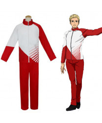 Yuri on Ice Christophe Giacometti Sportswear Suits Cosplay Costumes