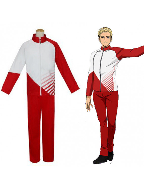 Yuri on Ice Christophe Giacometti Sportswear Suits Cosplay Costumes