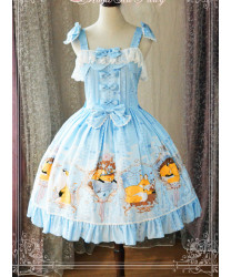 Autumn Classic Lolita Dress Sling Lolita Skirt