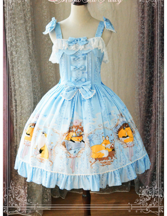 Autumn Classic Lolita Dress Sling Lolita Skirt