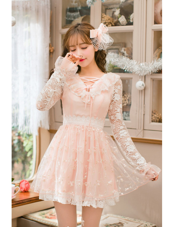 Lolita Princess Dress Ladies Long Sleeve Dress