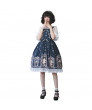 Beauty And Beast Series Printing Sling Classic Lolita Dress