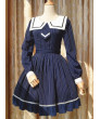 Nebula Whale Series JSK Classic Lolita Blue Sling Sweet Lolita Dress