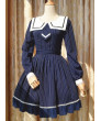 Nebula Whale Series JSK Classic Lolita Blue Sling Sweet Lolita Dress