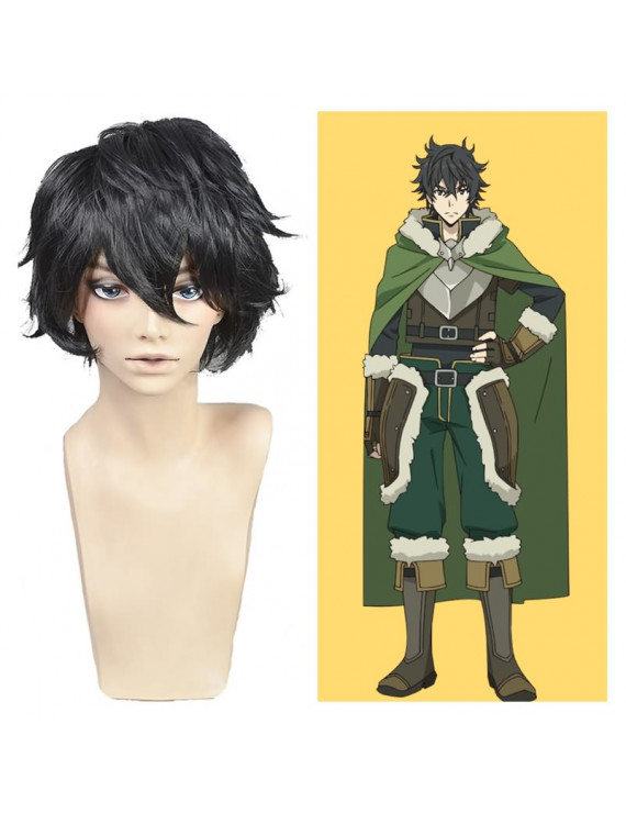 The Rising of the Shield Hero Naofumi Iwatani Black Anime Cosplay Wig