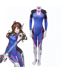 Overwatch OW D.Va Hana Song Battle Suit Cosplay Custome Jumpsuit