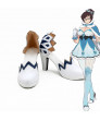 Overwatch OW MEI High Heel PU Leather Cosplay Shoes Boot