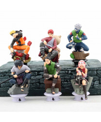 Naruto Uzumaki Naruto Gaara Uchiha Sasuke International Chess Action Figures 6 Pcs/set