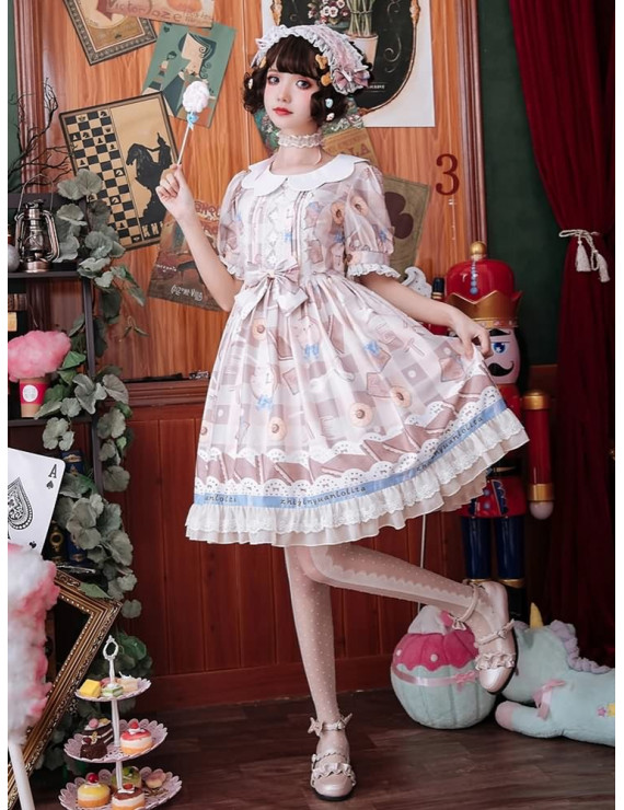 Strawberry Witch Sailor Style OP Classic Lolita Dress