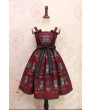 Alice Girl Ow Lolita JSK Dress Wine S In Stock Lolita Dress