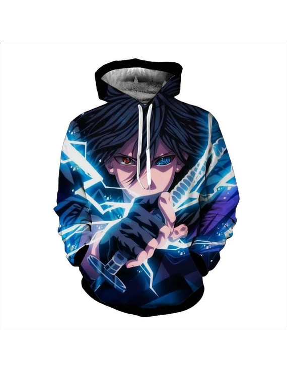 Naruto Konoha and Uchiha 3D Halloween Cotton Hoodie