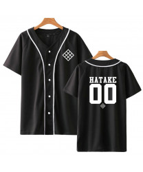Naruto Kakashi Hatake Baseball Summer T-Shirt V-Neck Broadcloth