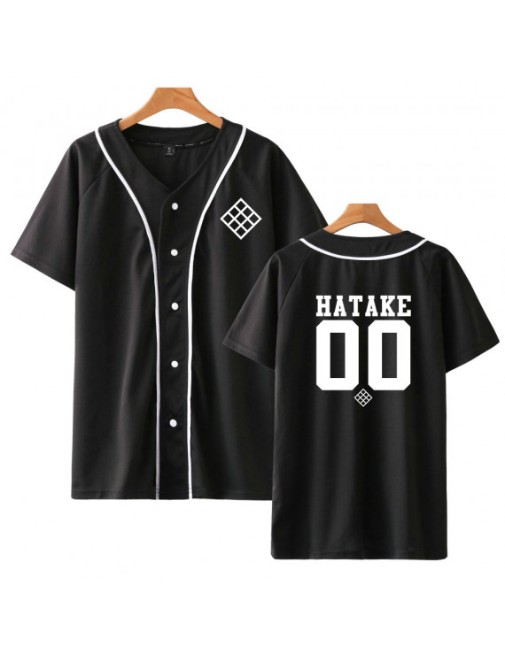 Naruto Kakashi Hatake Baseball Summer T-Shirt V-Neck Broadcloth