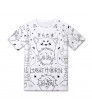 Gintama Gintoki Cute Print Cotton Broadcloth O Neck T-Shirt 