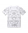 Gintama Gintoki Cute Print Cotton Broadcloth O Neck T-Shirt 