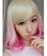 Pink Gradient Color Long Curly Lovely Lolita Wig