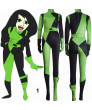 Kim Possible Shego Super Villain Cosplay Costume Jumpsuit Halloween Costume Superhero Cosplay