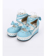 Sweet Lolita Shoes Round-toe Sweet Bowknot Lace Shoe