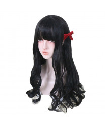 Japanese provocative Color Long Curly Synthetic Lolita Wig