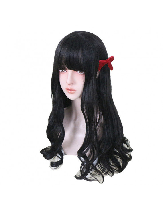 Japanese provocative Color Long Curly Synthetic Lolita Wig