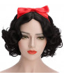 Natural Black Short Bob Haircut Sweet Lolita Wig